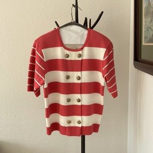 Talbots Vintage New Sweater Short Sleeve Top Size 6